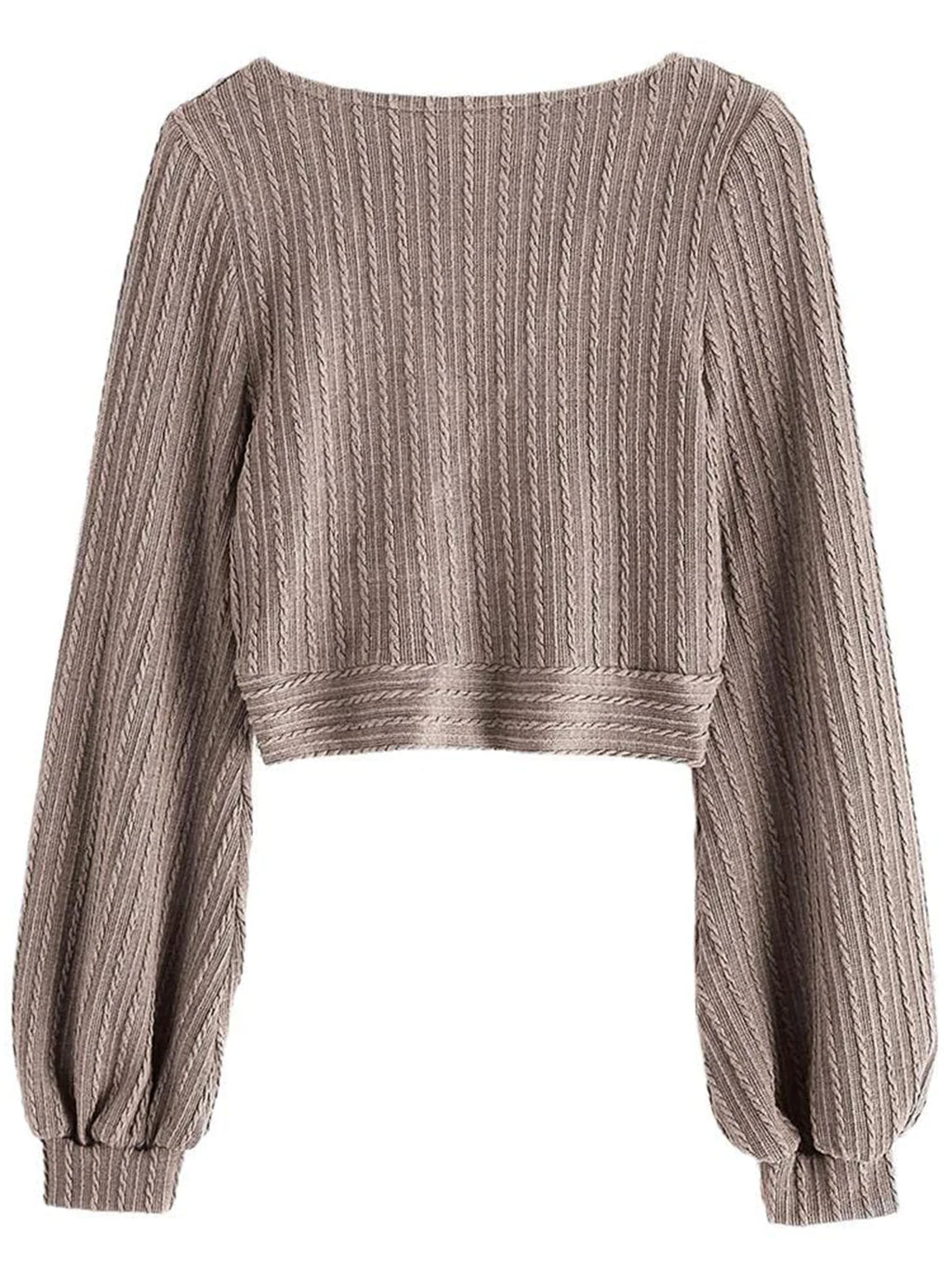 2026 Ribbed Knit Sweater