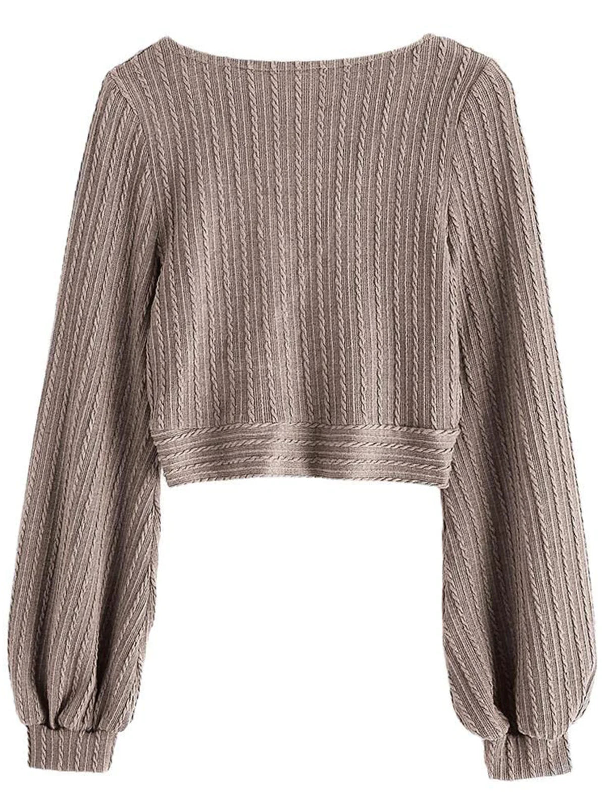 2026 Ribbed Knit Sweater