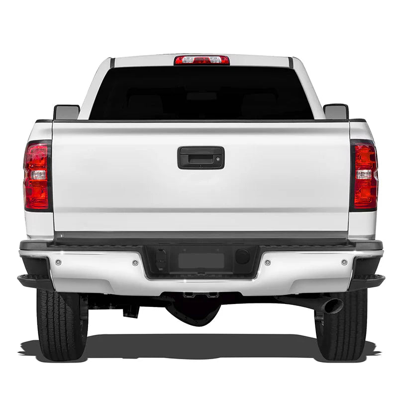 Rear Step Bumper W/License Plate Lights 15-19 Chevy Silverado / GMC Sierra 2500 3500 HD