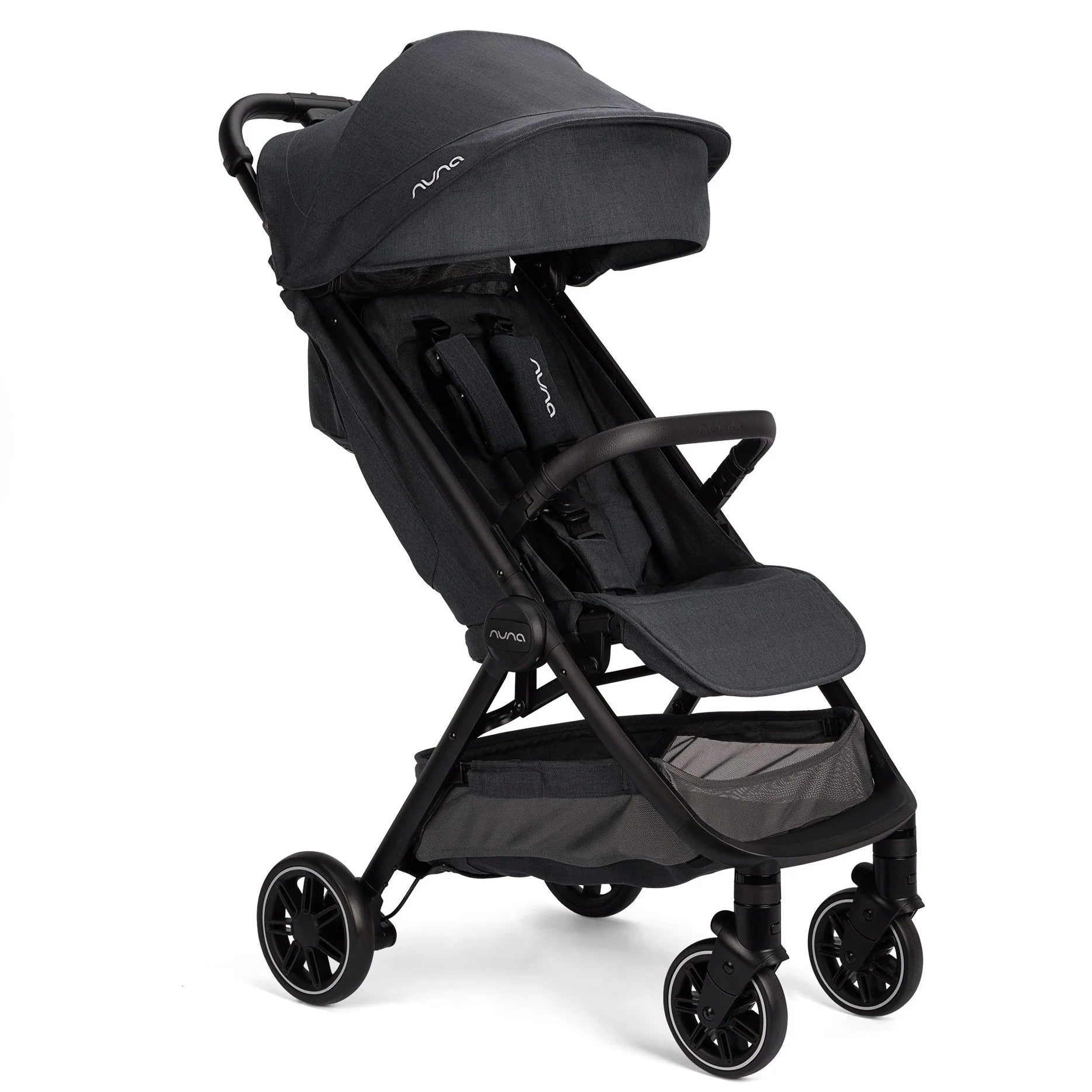 2026 Nuna TRVL Stroller – Ultra-Lightweight, Self-Folding Compact Travel Stroller