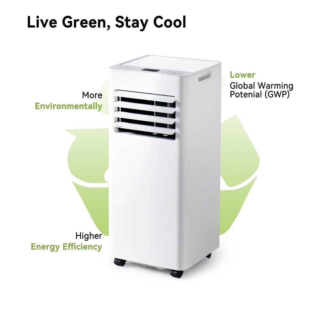 2026 Bapipro 10,000 BTU Smart Portable AC - WiFi/Remote, 4-in-1 for 300 Sq.Ft, 24H Timer, Window Kit, ??55dB, ETL Certified