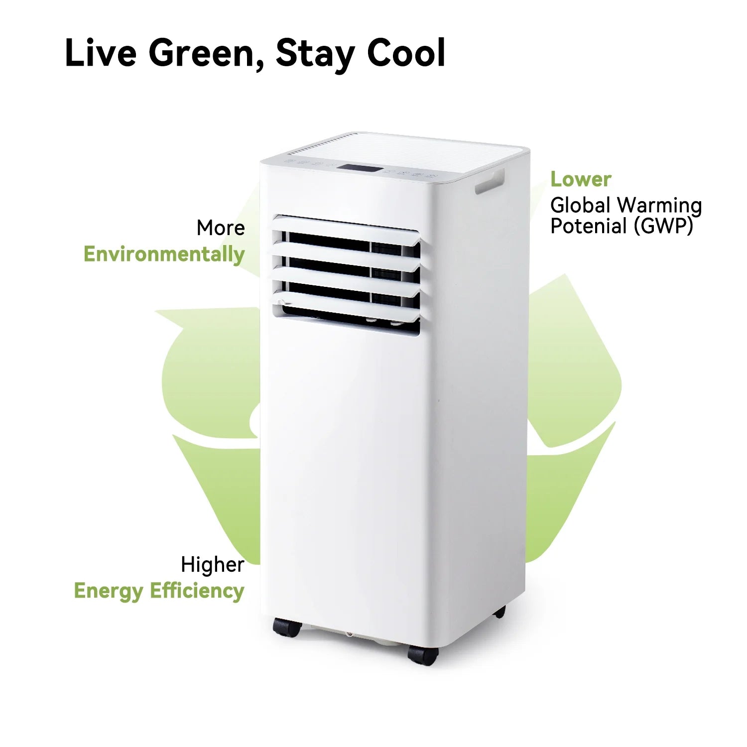 2026 Bapipro 10,000 BTU Smart Portable AC - WiFi/Remote, 4-in-1 for 300 Sq.Ft, 24H Timer, Window Kit, ??55dB, ETL Certified