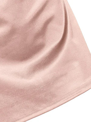 2026 Side Slit Satin Sexy Short Homecoming Dress