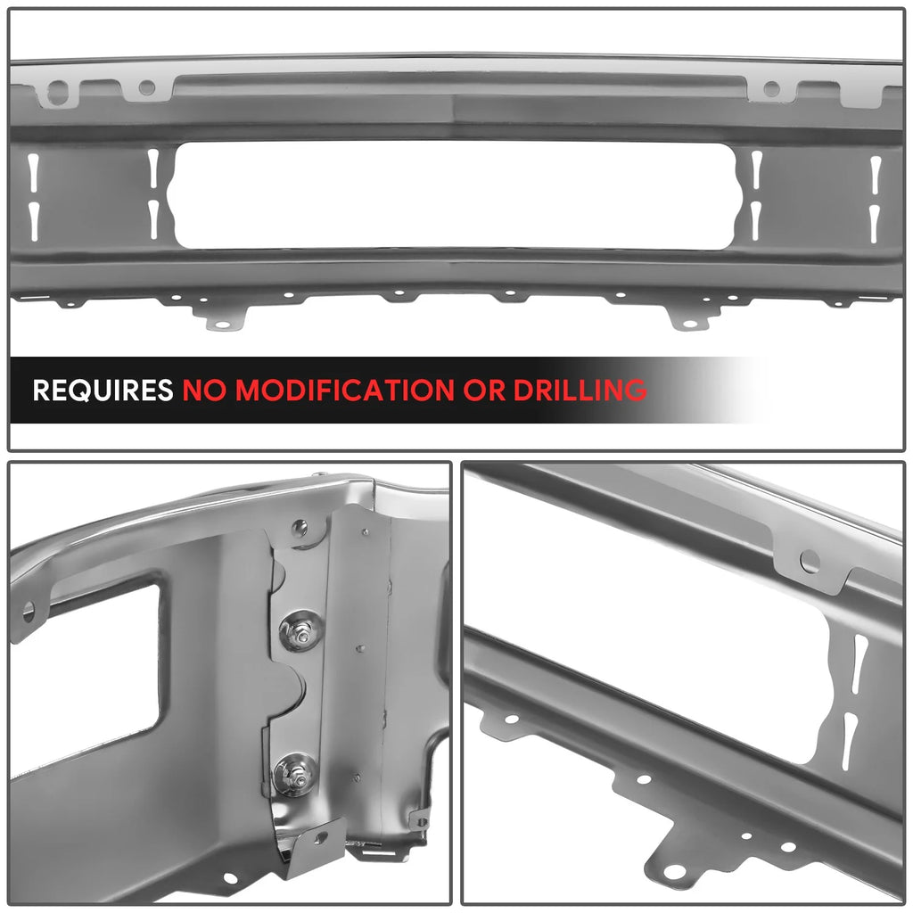 Modular Style Front Bumper w/o Parking Sensor Holes15-19 Chevy Silverado 2500 3500