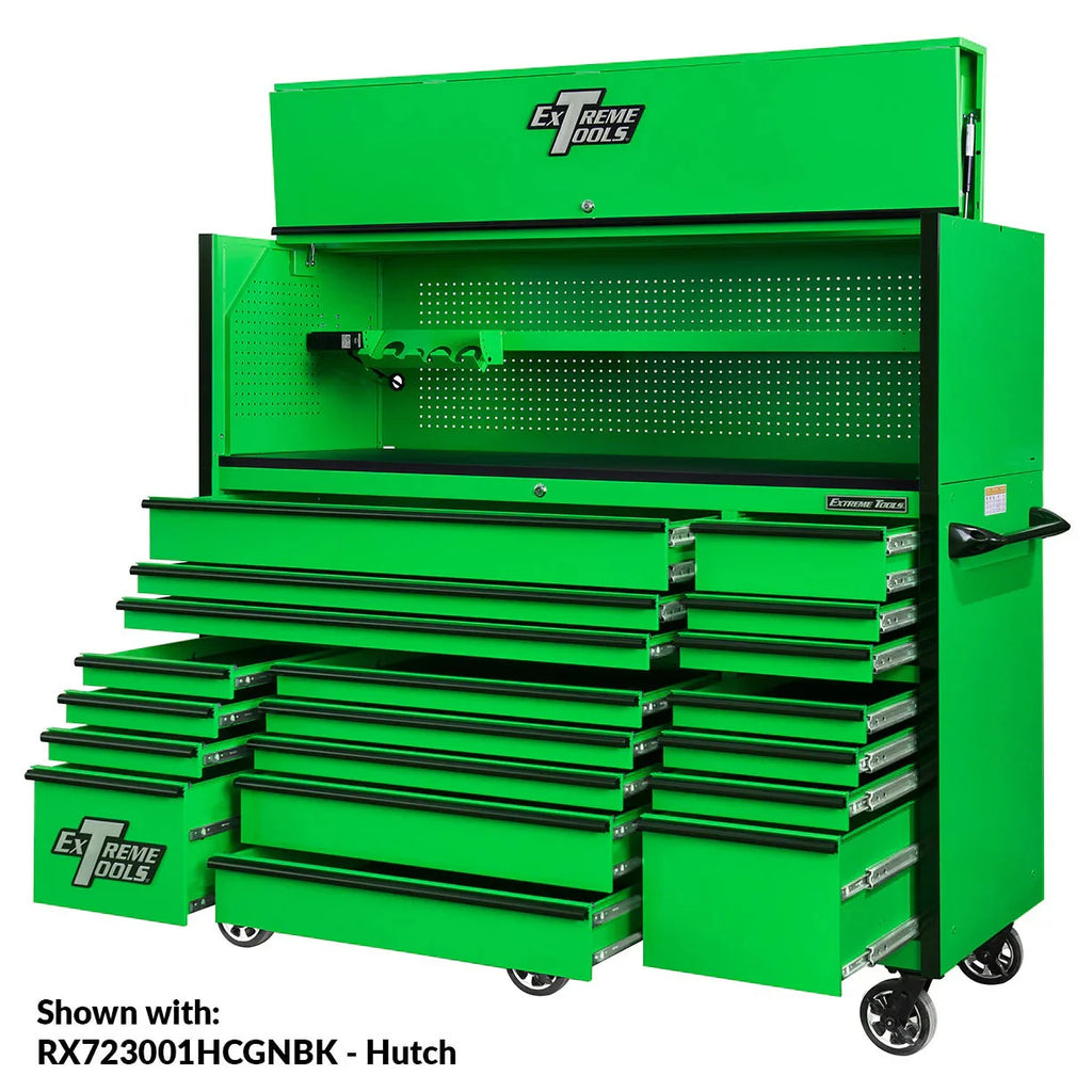 2026 Extreme Tools RX250 Series 72-inch x 30-inch Rolling Cart – 19 Drawers – 250 lb Drawer Slides