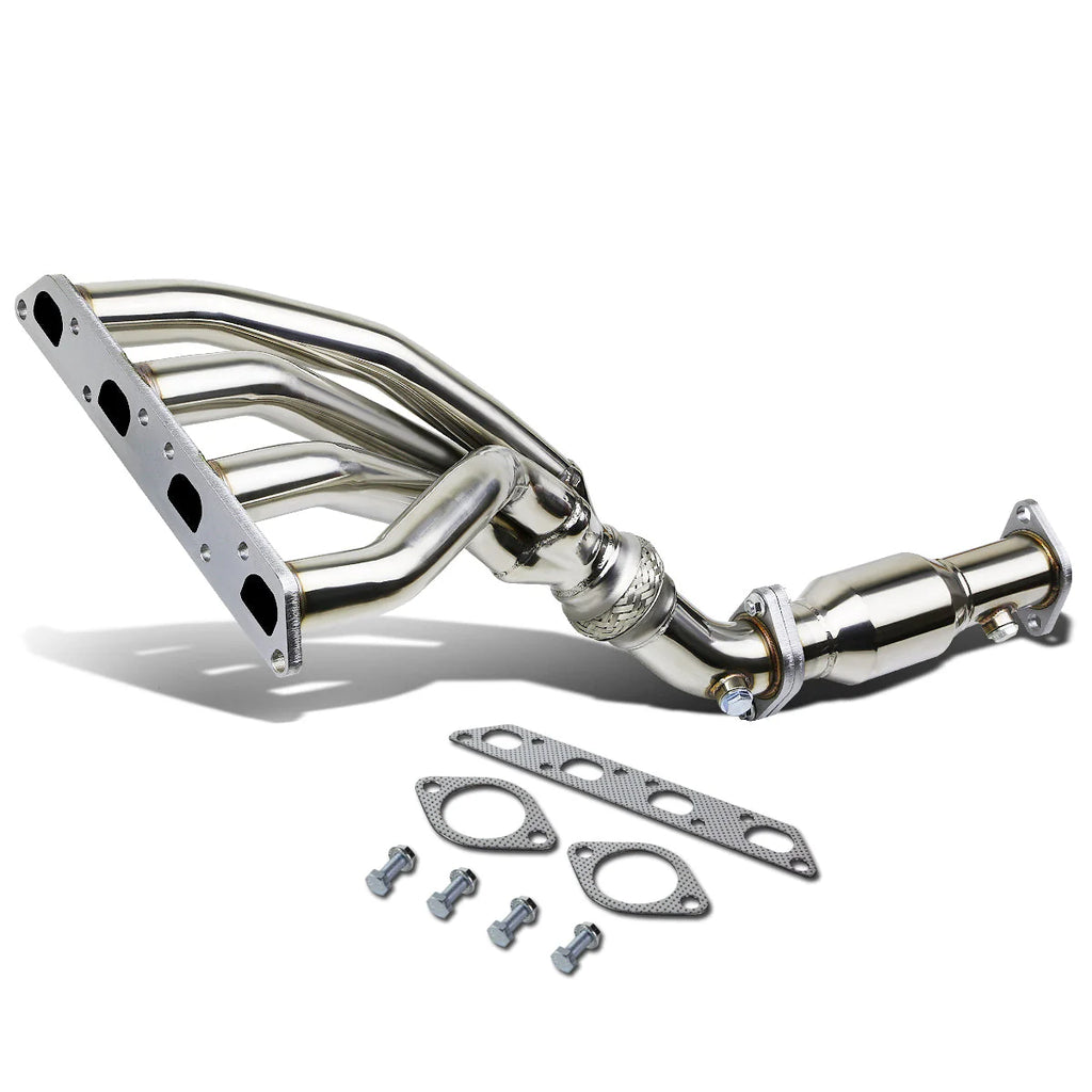 02-06 Mini Cooper 07-08 Convertible Non-Turbo Exhaust Header w/Cat Delete Pipe - Stainless Steel