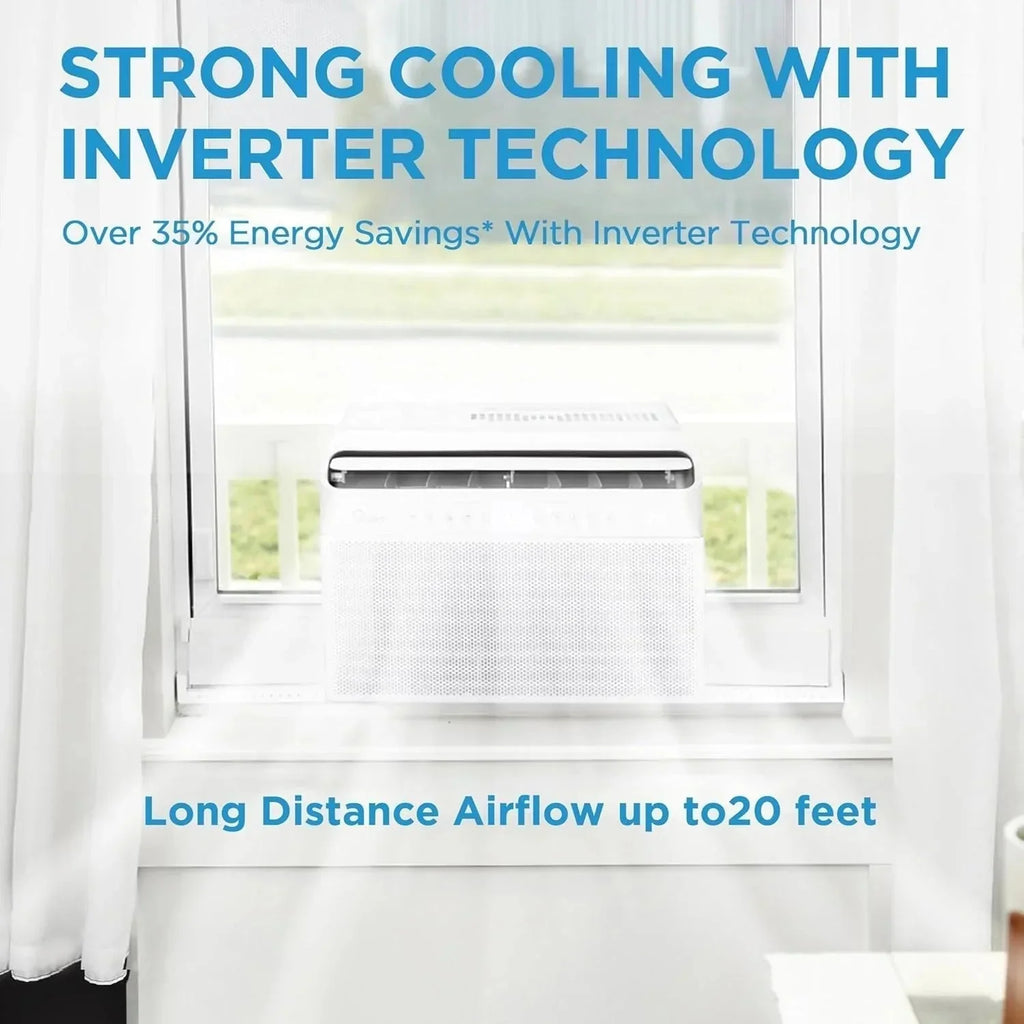 2026 Midea 12,000 BTU U-shaped smart inverter window air conditioner cools rooms up to 550 square feet