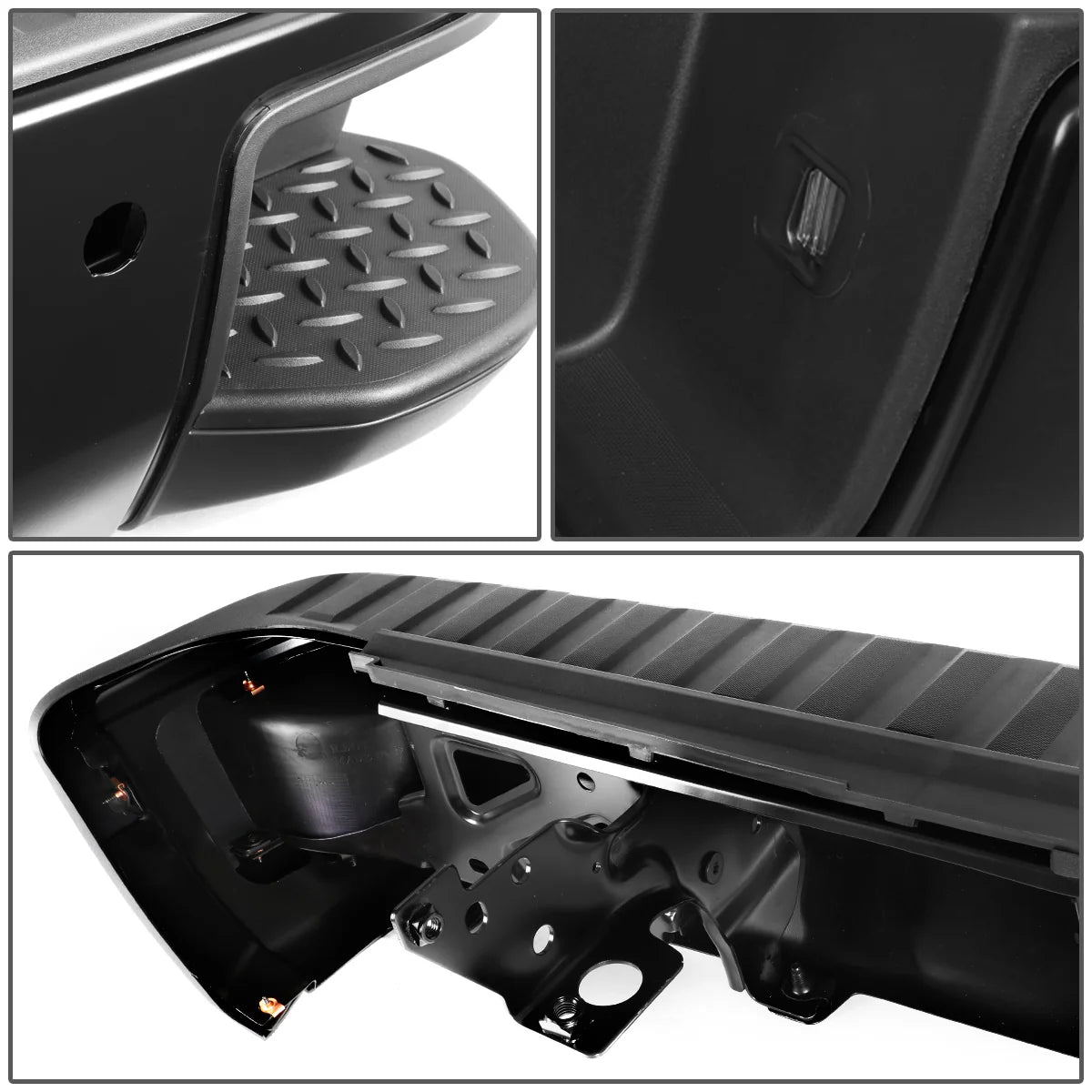 Rear Step Bumper w/Parking Sensor Holes  14-18 Chevy Silverado GMC Sierra