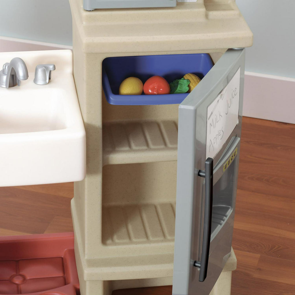 2026 Step2 Heart of the Home Brown Toddler Play Kitchen Set