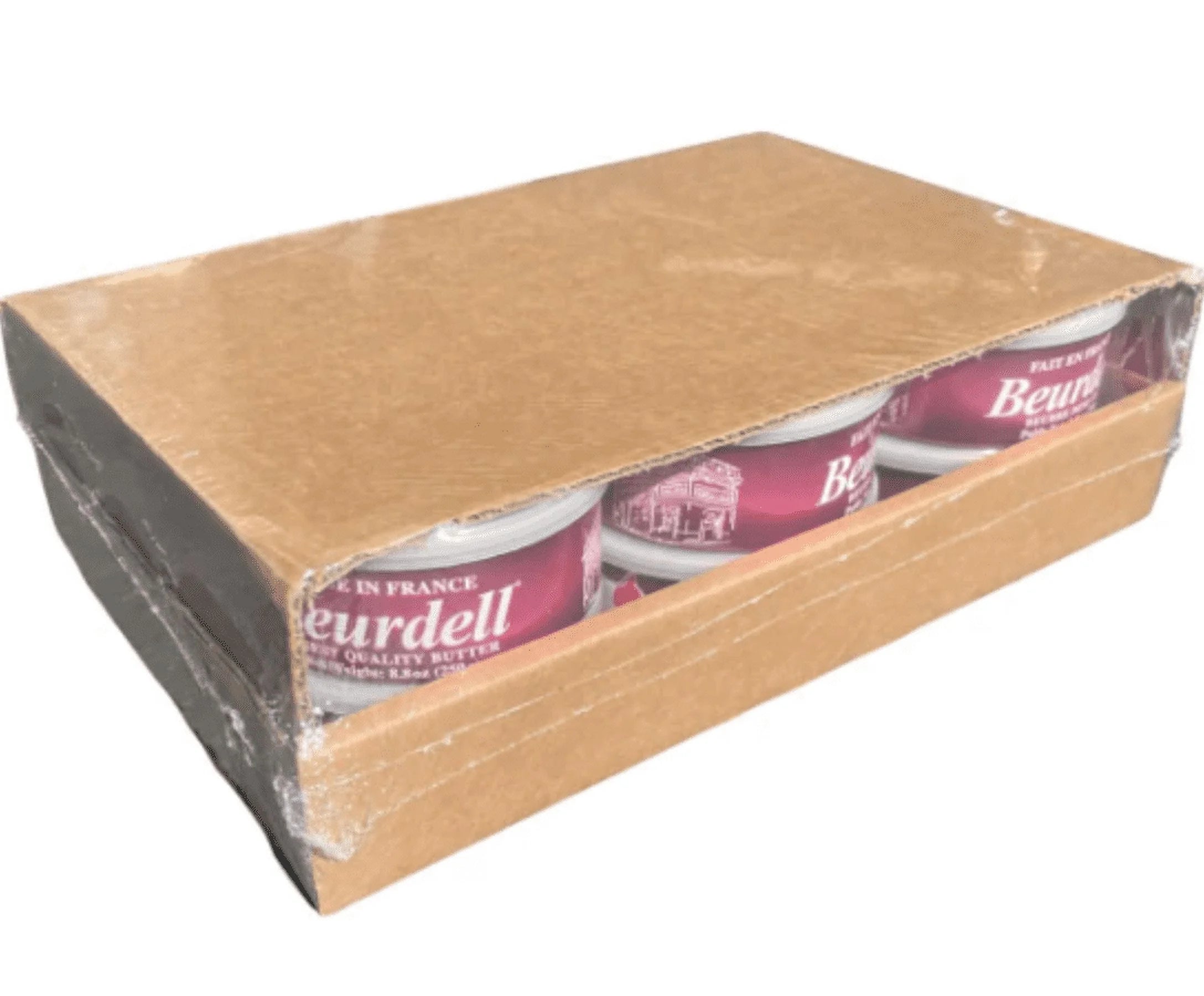 2026 Beurdell Canned French Butter �C 100% Natural Salted Pasteurized Real Butter | Long Shelf Life Emergency Survival Food | Great for Cooking, Baking, RV & Camping | Pull Top Lid | Pack of 24 | France