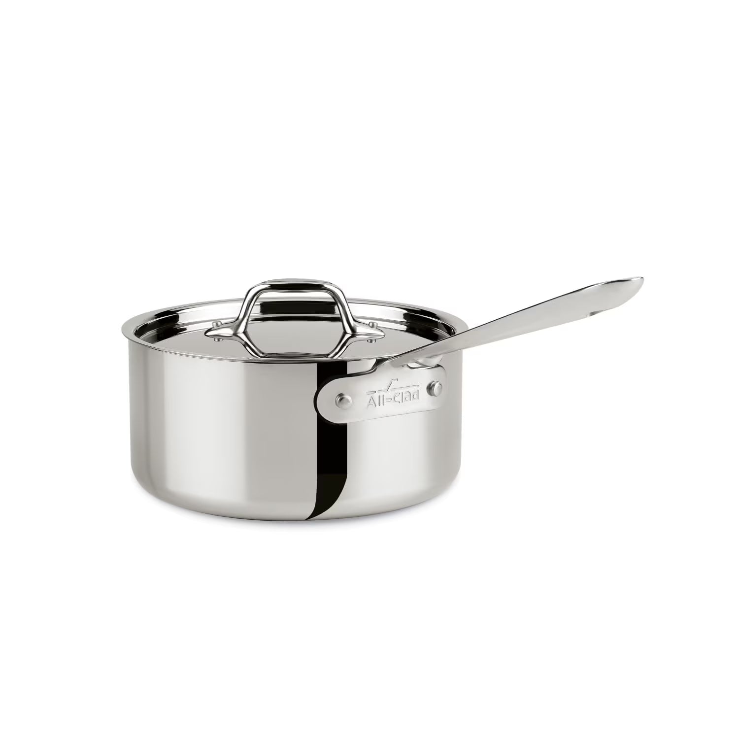 2026 All-Clad D3 Stainless 3-ply Bonded Cookware, Sauce Pan with lid, 3 quart