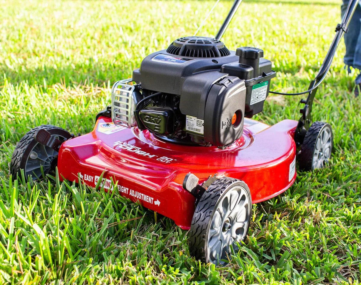 2026 20-inch petrol lawnmower with 125cc displacement and Briggs & Stratton engine