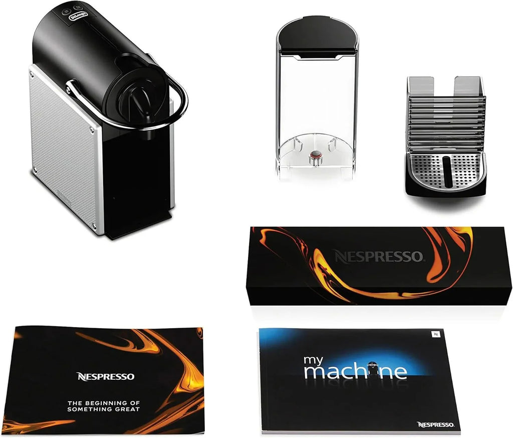 2026 Nespresso Pixie espresso machine by De’Longhi, 19-bar pump, compact aluminum design, silver, 1100 ml