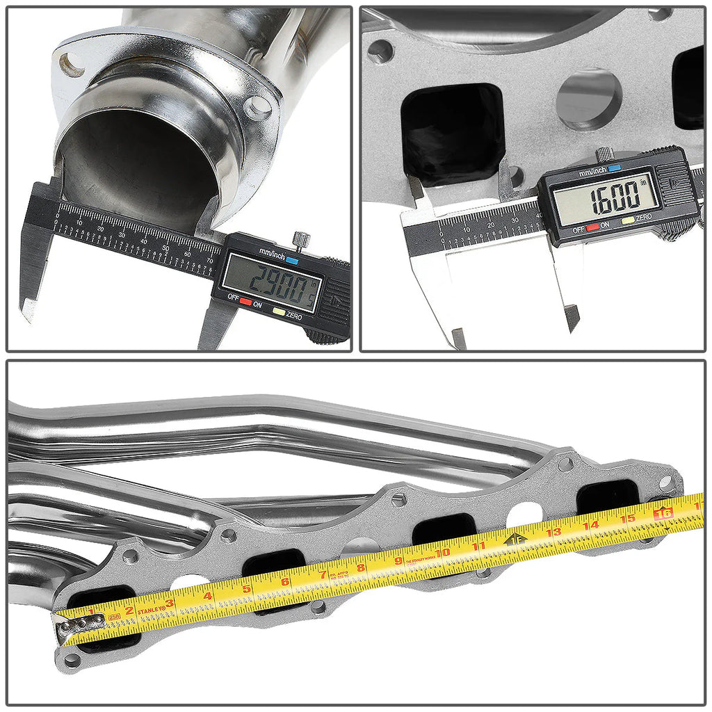 03-07 Dodge Ram 1500 5.7L 2WD 4-1 Long Tube Exhaust Headers - Stainless Steel