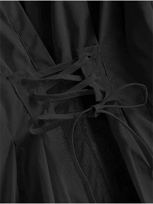 2026 Lace-Up Shirt Homecoming Dress