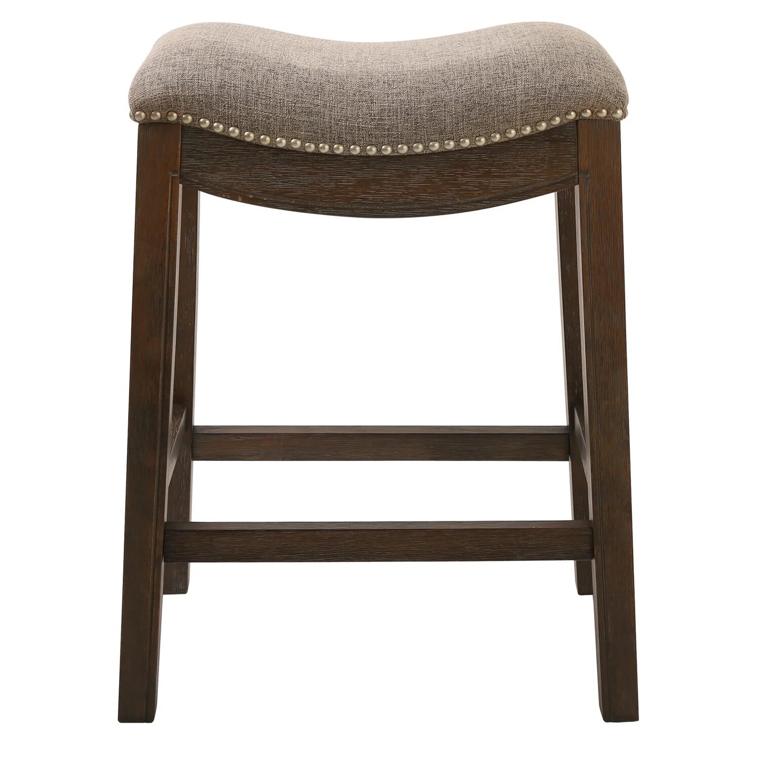 2026 New Ridge Home Goods 26" Saddle Wood Counter Height Stool Weathered Natural