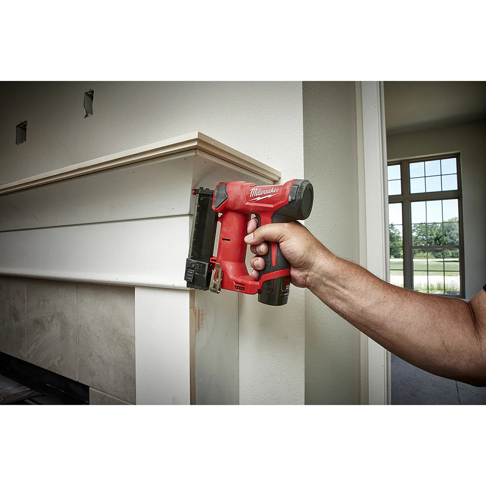 2026 Milwaukee 2540-21 M12 12V 23 Gauge Lightweight Compact Cordless Pin Nailer Kit