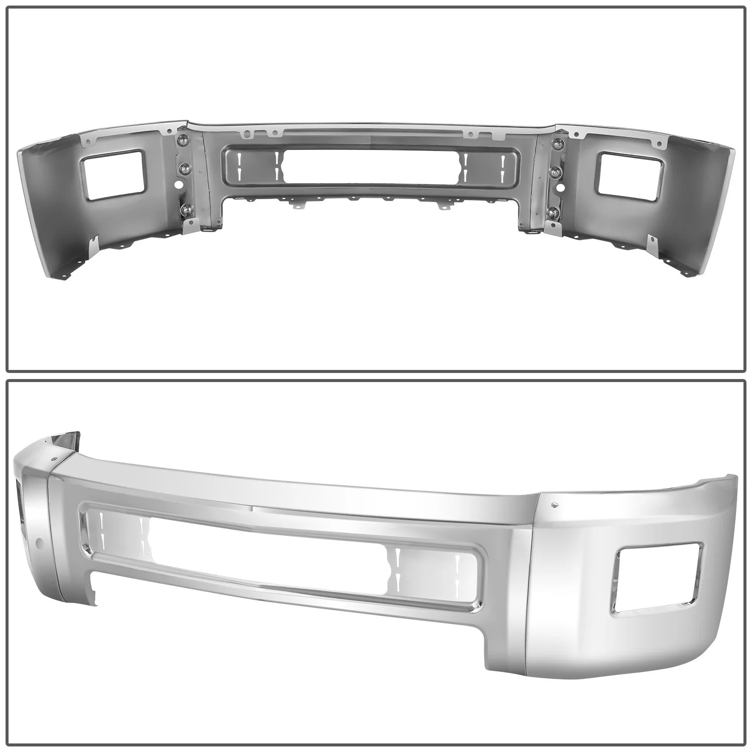 Modular Style Front Bumper w/ Parking Sensor Holes15-19 Chevy Silverado 2500 3500 HD