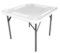 2026 Bene Casa Foldable Domino Table with Built-In Drink Holders, 38?? x 38??, White