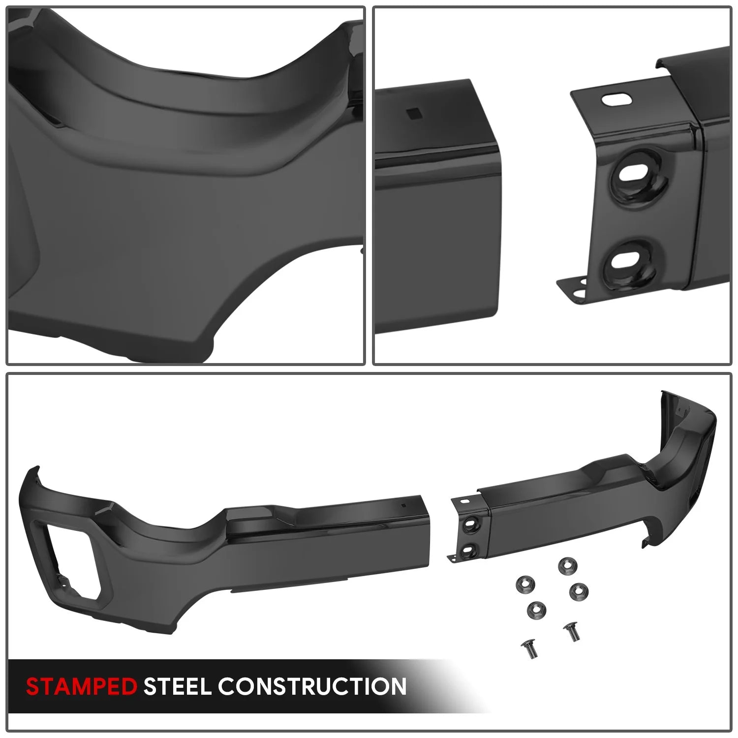 Modular Style Front Bumper w/o Parking Sensor Holes20-23 GMC Sierra 2500 3500 HD