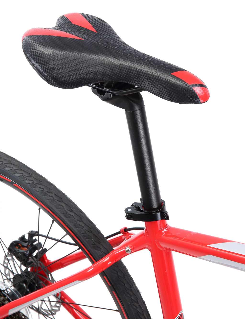 2026 Schwinn Kempo Hybrid Bike, 700c Wheels, 21 Speeds, Mens Frame, Red