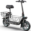 2026 Electric scooter for adults with large center basket