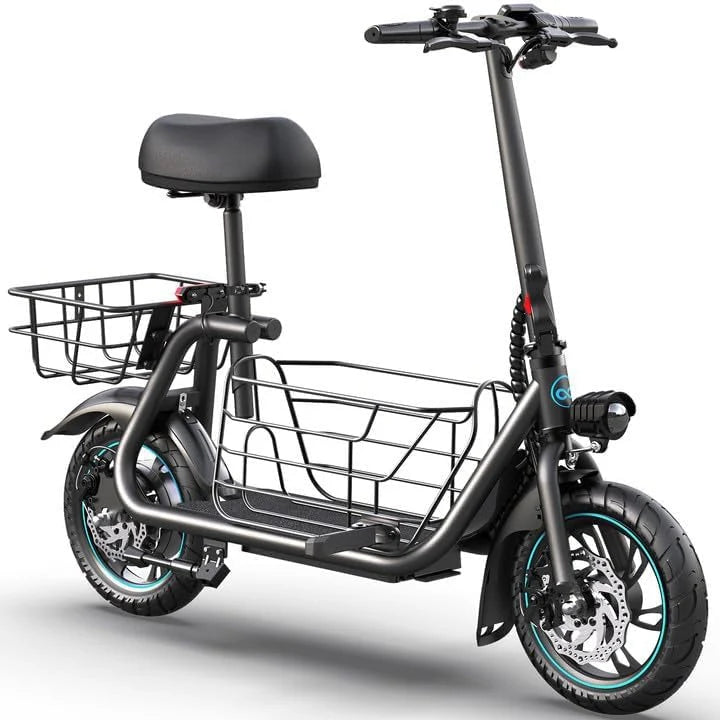 2026 Electric scooter for adults with large center basket
