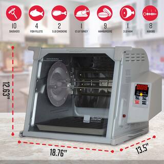 2026 Ronco Digital Platinum Showtime Countertop Rotisserie Oven ST5000PLAT
