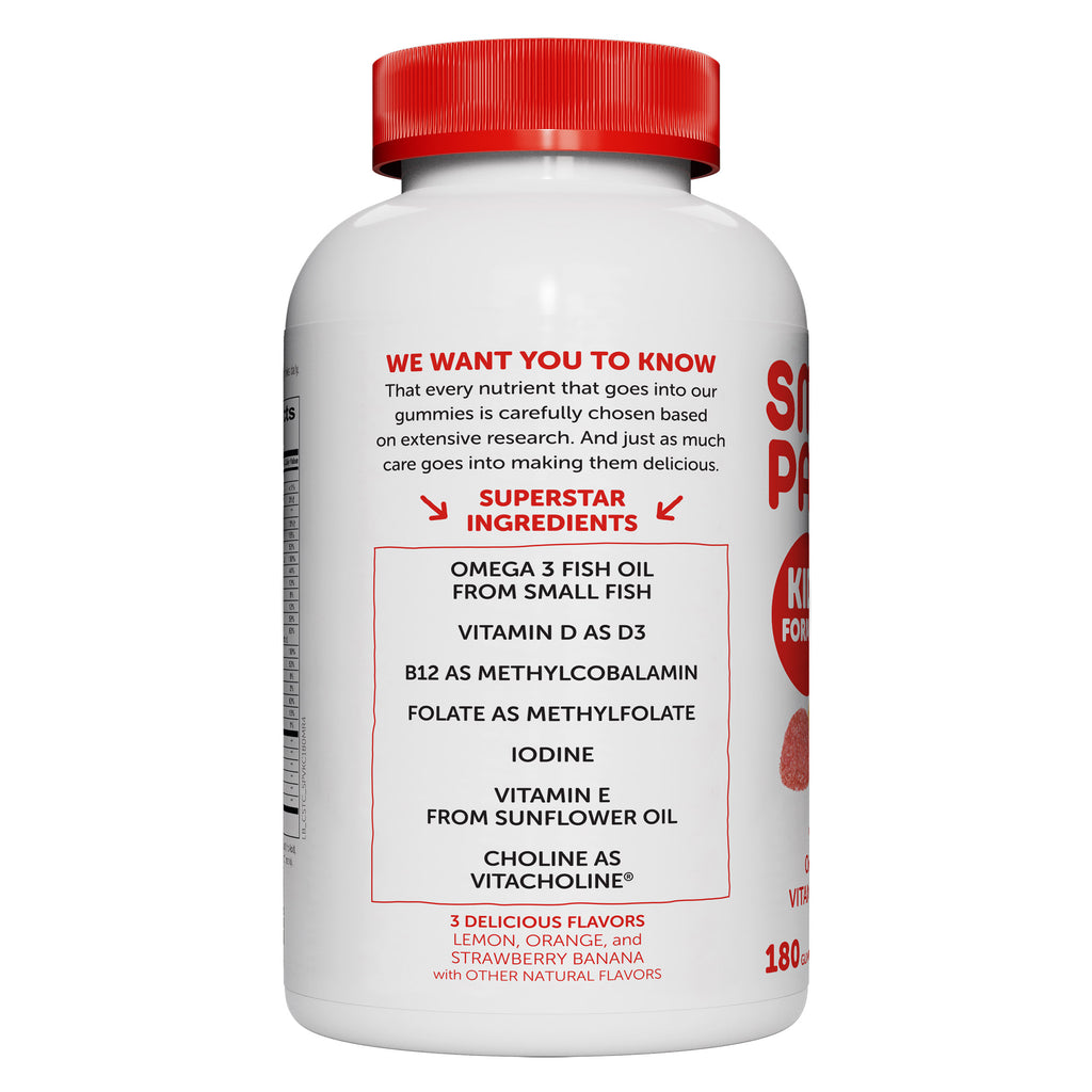 2026 SmartyPants Kids Formula Multivitamin, 180 Gummies