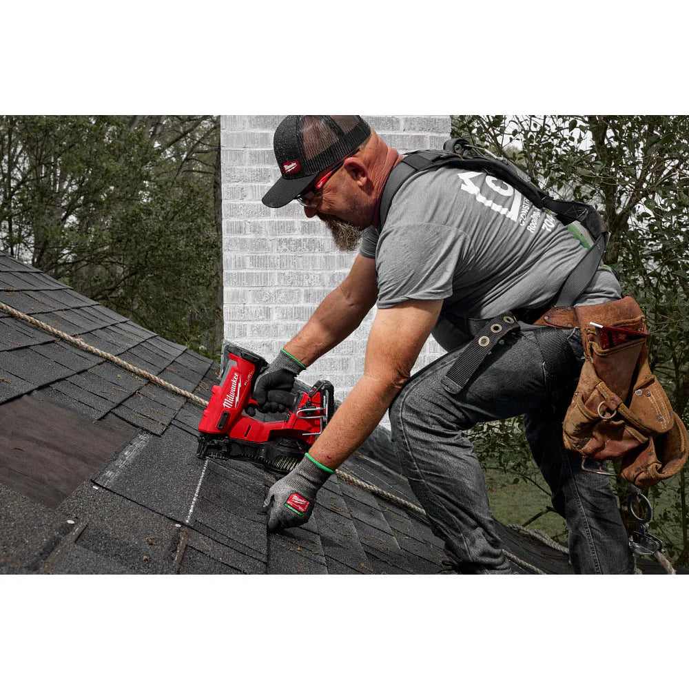 2026 Milwaukee 2909-20 M18 FUEL 18V Cordless Li-Ion Coil Roofing Nailer - Bare Tool