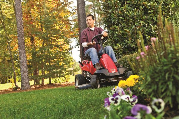 2026 Troy-Bilt TB30 382cc 30′′ 6-Speed Riding Lawn Mower, Remanufactured, Compact Design, Adjustable Height